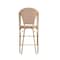 Flash Furniture Lourdes Stackable IndoorOutdoor French Bistro 26 Counter Hght Stool, NaturalWht and Lght Natural SDA-AD642001-F-CS-NATWH-LTNAT-GG - alternate 7